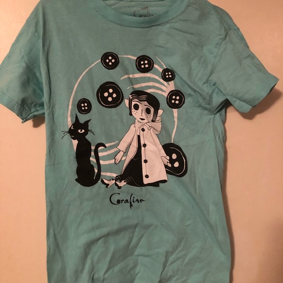 Coraline Cat T Shirt - Picture 2 of 3